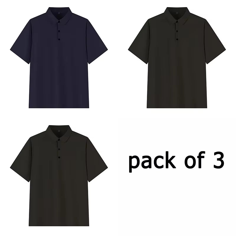 Polo Shirts Men Short Sleeve Polos Big Size 5XL 6XL 7XL 110-175Kg Loose Shirt Oversized Tops plus Size Men Clothing
