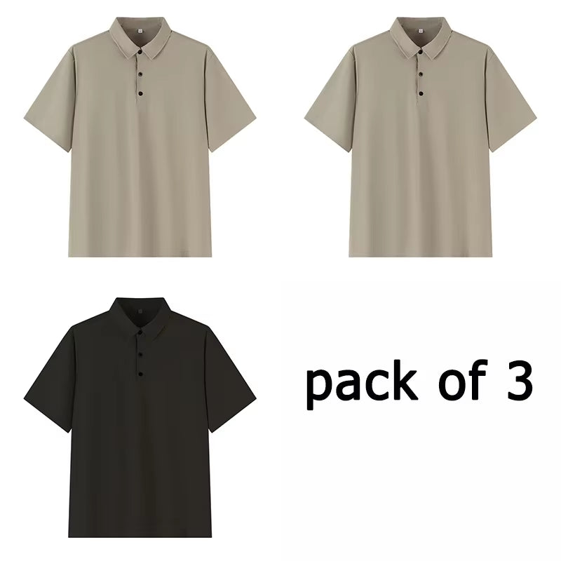Polo Shirts Men Short Sleeve Polos Big Size 5XL 6XL 7XL 110-175Kg Loose Shirt Oversized Tops plus Size Men Clothing