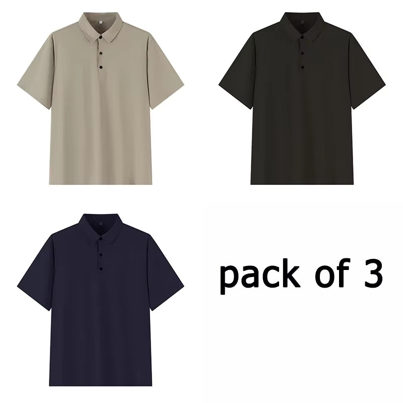 Polo Shirts Men Short Sleeve Polos Big Size 5XL 6XL 7XL 110-175Kg Loose Shirt Oversized Tops plus Size Men Clothing